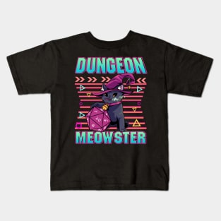 Dungeon Meowster Cute & Funny Gaming Kids T-Shirt